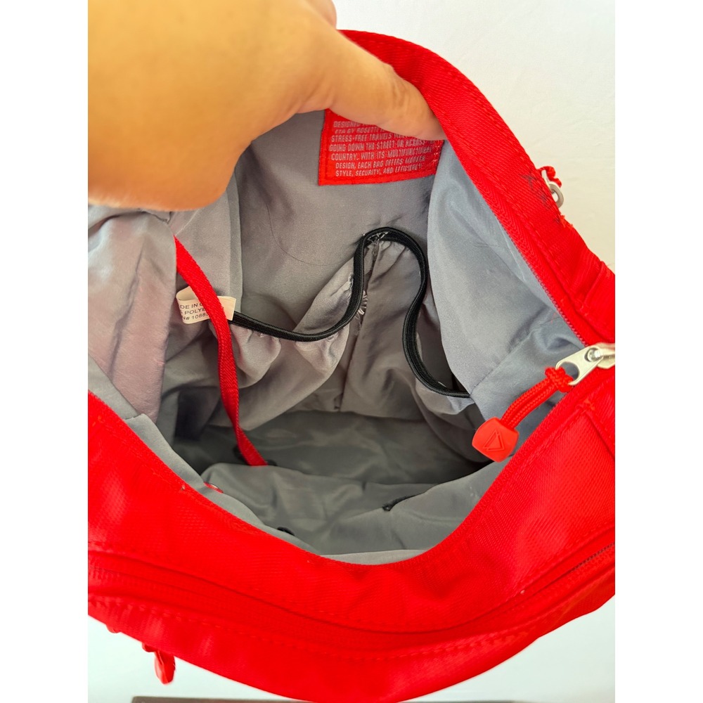 Rosetti ETA Crossbody Bag Everyday Travel Adventure Utility Red Medium - Picture 4 of 8